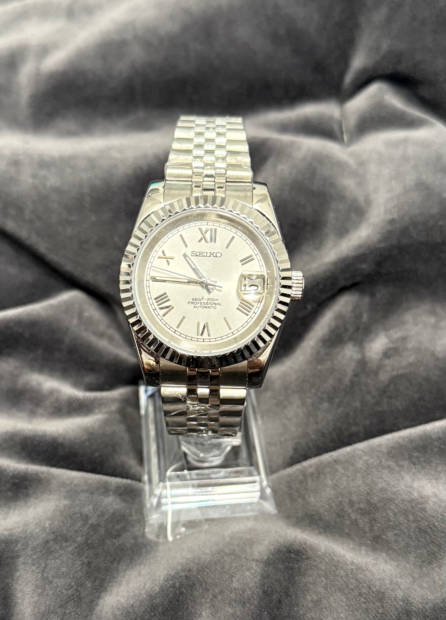 Seiko Mod Roman White