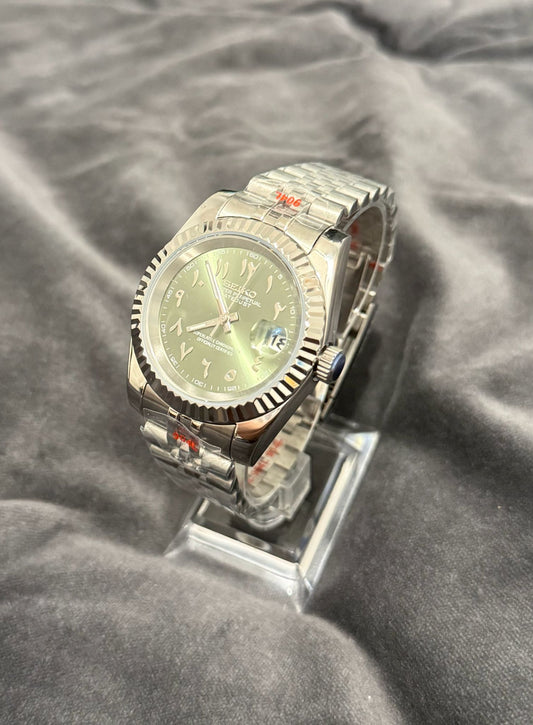 Seiko Mod Green Arabic