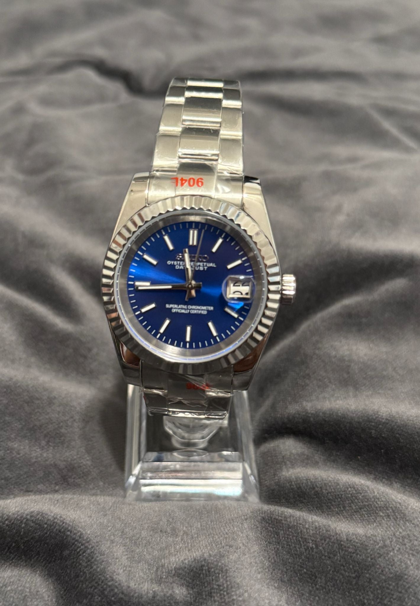 Seiko Mod Datejust Blue