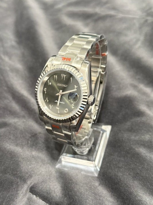 Seiko Mod Black Arabic